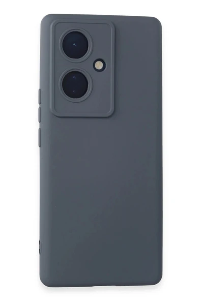 Vivo V29 Lite Kılıf Nano içi Kadife Silikon - Gri ürün görseli