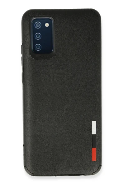 Samsung Galaxy A02S Kılıf Loop Deri Silikon - Siyah ürün görseli