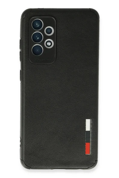 Samsung Galaxy A72 Kılıf Loop Deri Silikon - Siyah ürün görseli