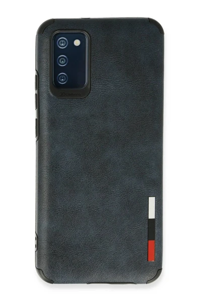 Samsung Galaxy A02S Kılıf Loop Deri Silikon - Lacivert ürün görseli