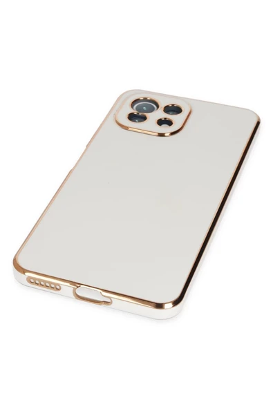 Xiaomi Mİ 11 Lite Kılıf Volet Silikon - Beyaz - Resim 4