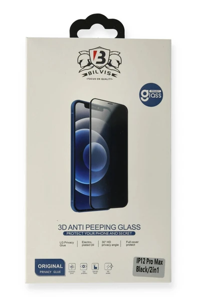 iPhone 15 Pro Max Bilvis Hayalet Cam Ekran Koruyucu - Resim 2