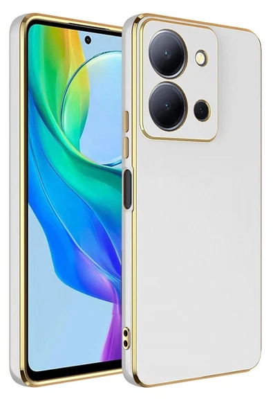 Vivo Y36 Kılıf Volet Silikon - Beyaz ürün görseli