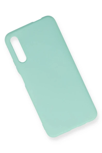 Huawei P Smart Pro / Y9S Kılıf Nano içi Kadife Silikon - Turkuaz - Resim 3