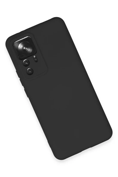 Xiaomi Mi 12T Pro Kılıf Nano içi Kadife Silikon - Siyah - Resim 4