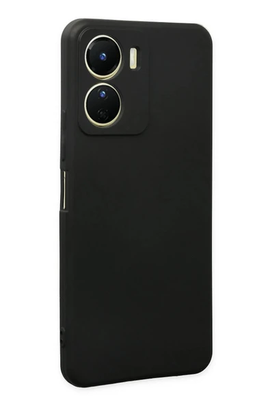 Vivo Y16 Kılıf First Silikon - Siyah - Resim 2