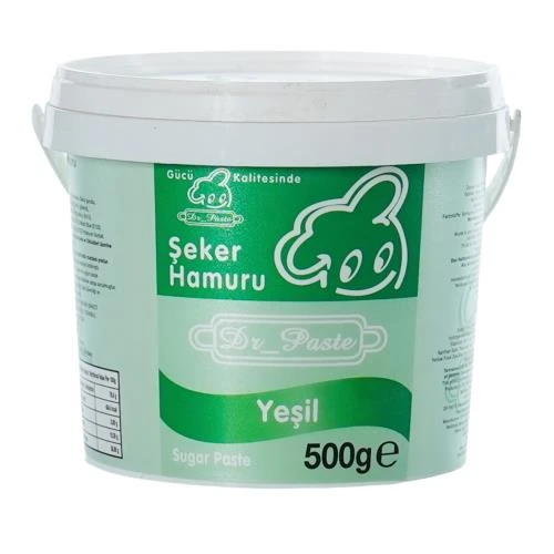 Dr Paste Şeker Hamuru 500 gr - Yeşil
