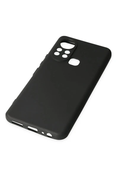 İnfinix Hot 11s Kılıf First Silikon - Siyah - Resim 5