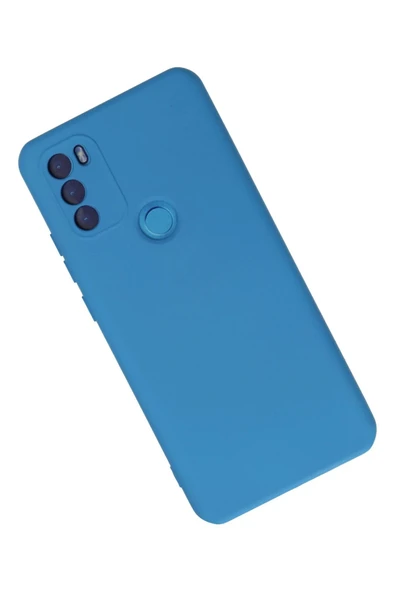 General Mobile GM 21 Plus Kılıf Nano içi Kadife Silikon - Mavi - Resim 2