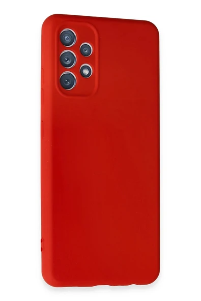 Samsung Galaxy A32 Kılıf First Silikon - Kırmızı - Resim 2