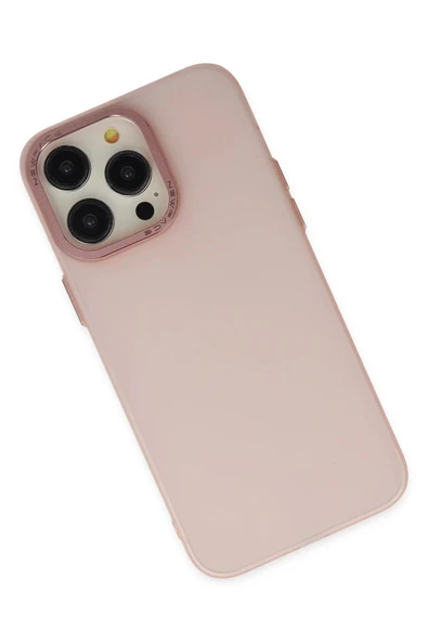 iPhone 14 Pro Kılıf Modos Metal Kapak - Pembe - Resim 3