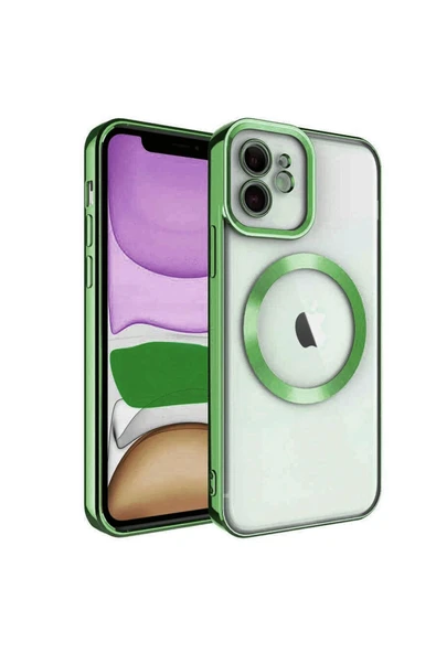 iPhone 12 Kılıf Kross Magneticsafe Kapak - Koyu Yeşil ürün görseli