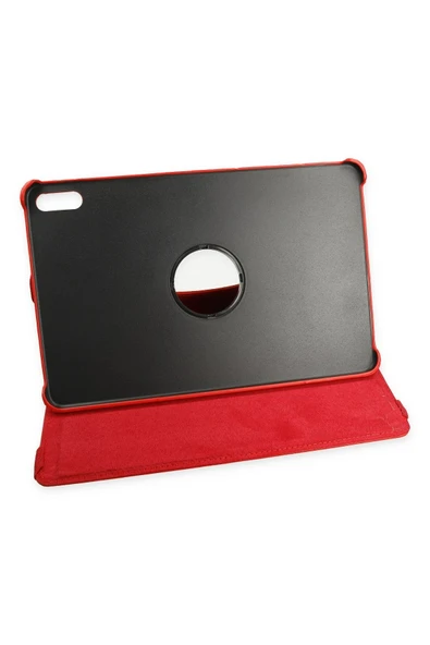 Huawei MatePad Air 11.5 Kılıf 360 Tablet Deri Kılıf - Kırmızı - Resim 4