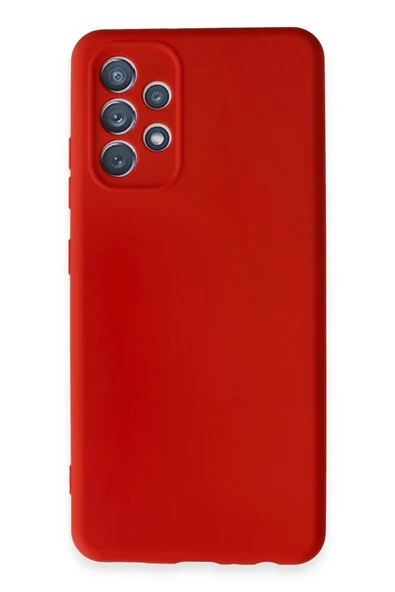 Samsung Galaxy A32 Kılıf First Silikon - Kırmızı ürün görseli