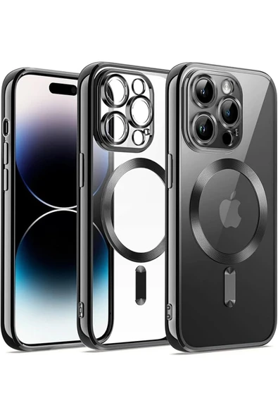 iPhone 12 Pro Kılıf Kross Magneticsafe Kapak - Siyah ürün görseli