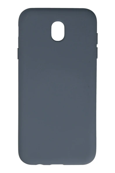 Samsung Galaxy J7 Pro / J730 Kılıf Nano içi Kadife Silikon - Gri ürün görseli
