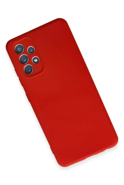 Samsung Galaxy A32 Kılıf First Silikon - Kırmızı - Resim 3