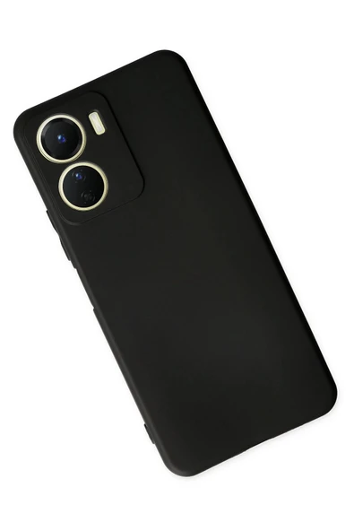 Vivo Y16 Kılıf First Silikon - Siyah - Resim 3