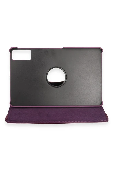 Xiaomi Pad 6 Kılıf 360 Tablet Deri Kılıf - Mürdüm - Resim 4