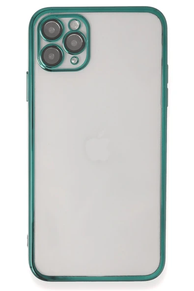 iPhone 11 Pro Kılıf Lensli Silikon - Yeşil ürün görseli