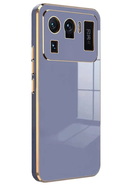 Xiaomi Mi 11 Ultra Kılıf Volet Silikon - Mavi - Resim 2