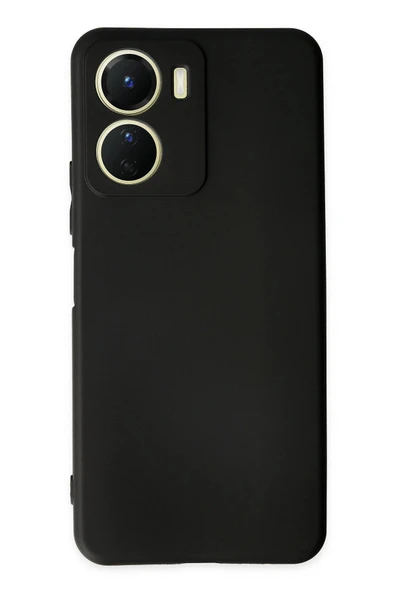 Vivo Y16 Kılıf First Silikon - Siyah ürün görseli