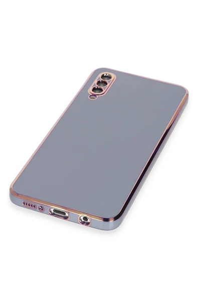 Samsung Galaxy A50 Kılıf Volet Silikon - Mavi - Resim 5