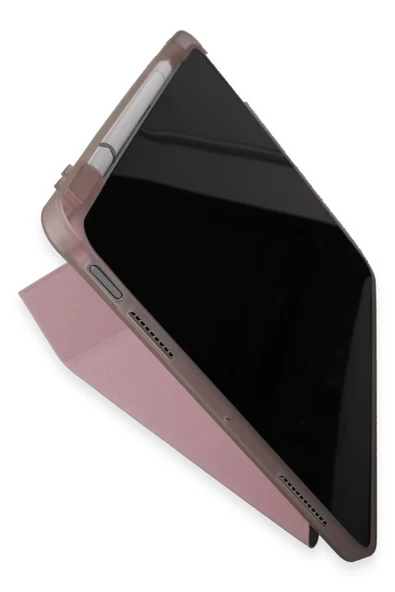 Xiaomi Pad 6 Kılıf Kalemlikli Mars Tablet Kılıfı - Rose Gold - Resim 5