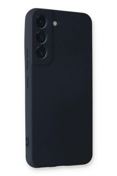 Samsung Galaxy S23 Kılıf Nano içi Kadife Silikon - Lacivert - Resim 2