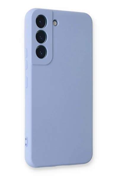 Samsung Galaxy S23 Plus Kılıf Nano içi Kadife Silikon - Lila - Resim 2