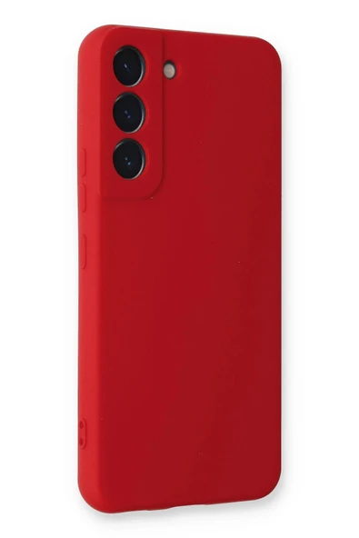 Samsung Galaxy S23 Plus Kılıf Nano içi Kadife Silikon - Kırmızı - Resim 2