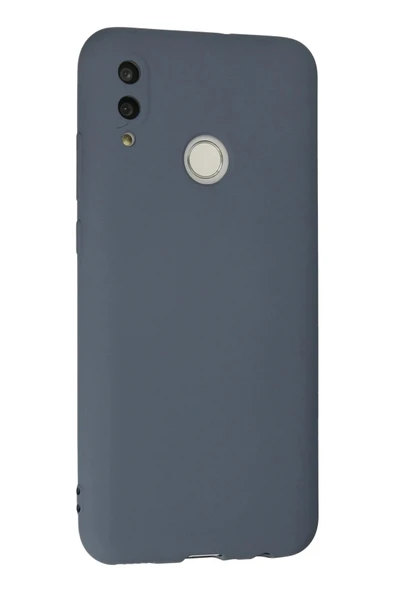 Huawei P Smart 2019 Kılıf Nano içi Kadife Silikon - Gri - Resim 3
