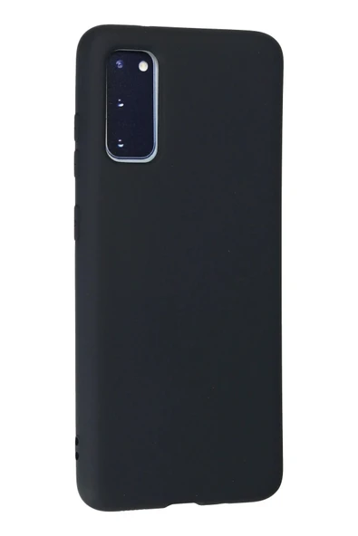 Samsung Galaxy S20 Kılıf Nano içi Kadife Silikon - Lacivert - Resim 3