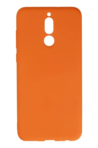 Huawei Mate 10 Lite Kılıf Nano içi Kadife Silikon - Turuncu ürün görseli