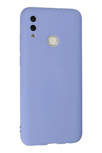 Huawei P Smart 2019 Kılıf Nano içi Kadife Silikon - Lila - Resim 3