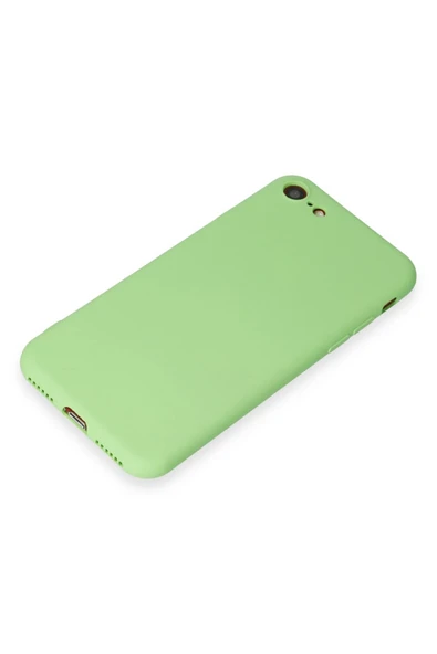 iPhone 7 Kılıf First Silikon - Açık Yeşil - Resim 4