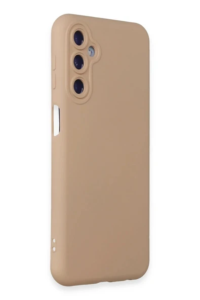 Samsung Galaxy M14 5G Kılıf Nano içi Kadife Silikon - Pudra - Resim 3