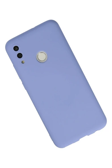 Huawei P Smart 2019 Kılıf Nano içi Kadife Silikon - Lila - Resim 2