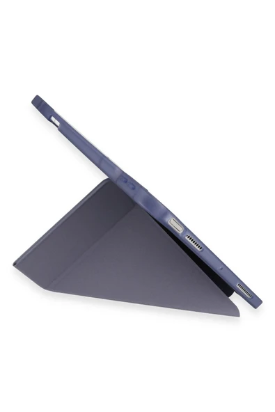 Xiaomi Pad 6 Kılıf Kalemlikli Mars Tablet Kılıfı - Lila - Resim 4