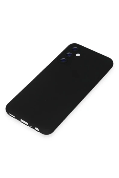 Samsung Galaxy M34 5G Kılıf Nano içi Kadife Silikon - Siyah - Resim 4