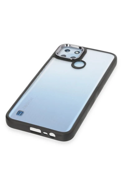 Realme C21Y Kılıf Dora Kapak - Siyah - Resim 4