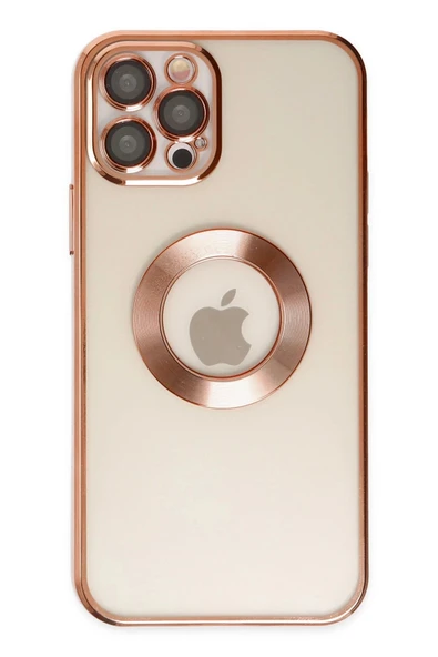 iPhone 12 Pro Max Kılıf Slot Silikon - Rose Gold ürün görseli