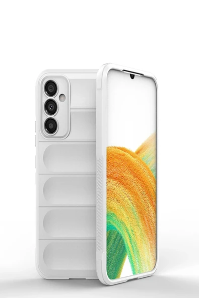 Samsung Galaxy M34 5G Kılıf Optimum Silikon - Krem ürün görseli