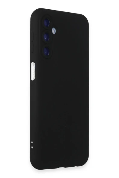 Samsung Galaxy M34 5G Kılıf Nano içi Kadife Silikon - Siyah - Resim 2