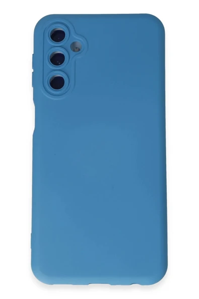 Samsung Galaxy M14 5G Kılıf Nano içi Kadife Silikon - Mavi ürün görseli