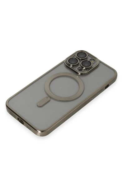 iPhone 14 Pro Max Kılıf Kross Magneticsafe Kapak - Titan Gri - Resim 2