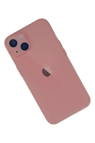 iPhone 13 Kılıf PP Ultra İnce Kapak - Pembe - Resim 2