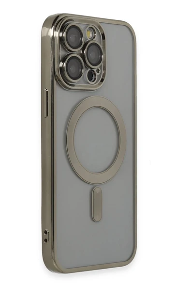 iPhone 14 Pro Max Kılıf Kross Magneticsafe Kapak - Titan Gri - Resim 3