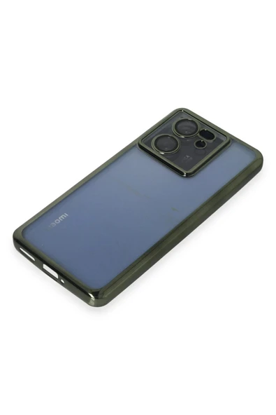 Xiaomi Mi 13T Kılıf Lensli Silikon - Yeşil - Resim 4