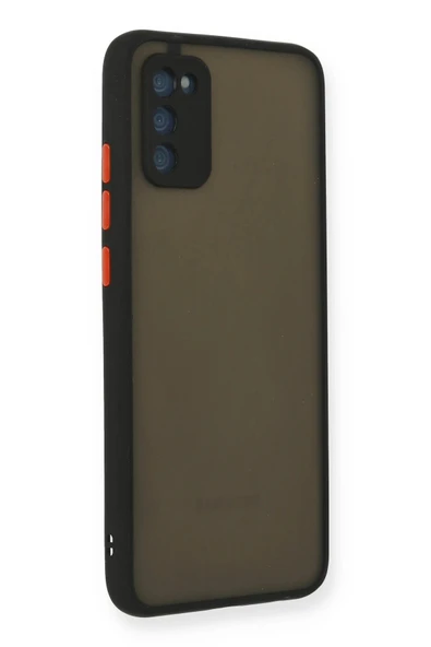 Samsung Galaxy A03S Kılıf Montreal Silikon Kapak - Siyah - Resim 2